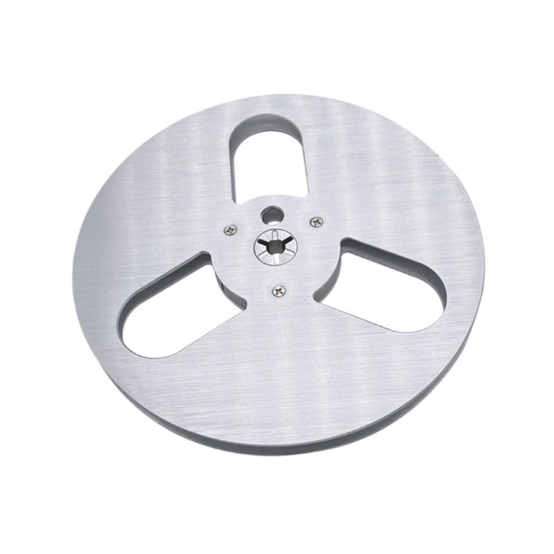 7Inches Magnetic Tape Spool Aluminum Tape Reel with 3 Holes Open Reel Audio Aluminum Takeup Reel 7'' Multi-Color