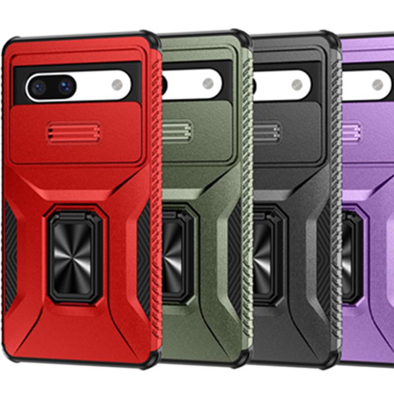 Ring Push-Pull Window Phone Case for Google Pixel 10 PRO, 9PRO XL, 8A, 8PRO, 7A, 9A - Drop-Proof, Cross-Border Design