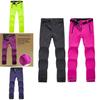 Ski Outdoor Hiking Pants Women Warm Fleece Padded Windproof Waterproof Trousers