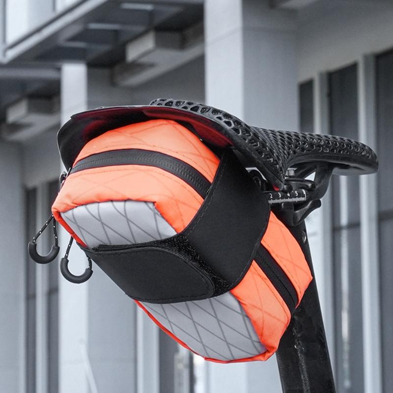 Durability Cycling Seats Pouches Weatherproofed Luggage Bicycles Rear Seats Bag for Long Distances Cyclists