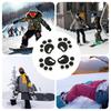 4 ks Podložky na snowboardový desku Vysoce kvalitní měkký gumový materiál Protiskluzové samolepky Nelze snadno zlomit deformovat Odolné Vynikající přizpůsobení