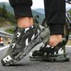 Men's Camouflage Mesh Sneakers Breathable Lightweight Comfortable Casual Sports Shoes Non-Slip Outdoor Walking Running Shoes Man
