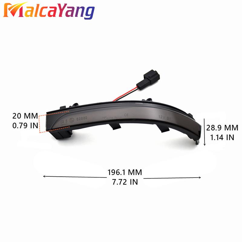 NEW Premium Quality Car LED Dynamic Turn Signal Light FOR VW GOL Saveiro Voyage FOX UP Side Mirror Sequential Blinker Indicator