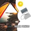 Solar Panel 2W With USB Outdoor Phone Charger Waterproof For Hiking And Camping Portable Solar Charging 5V Mobile Power Supply