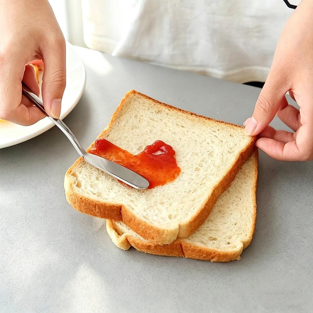 Stainless Steel Butter Cheese Spreader - Multipurpose Kitchen for Sandwiches Bread Jam Condiments Appetizers 6