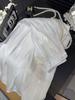 High-Waisted Retro Pleated A-Line Chiffon Skirt with Pearlescent Sheen