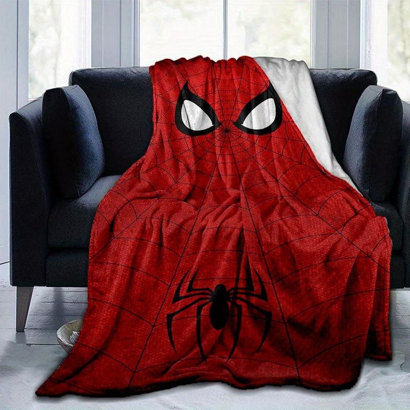 Coperta Stampata Carina di Spider-man Rettangolare Morbida Confortevole Stile Moderno Poliestere