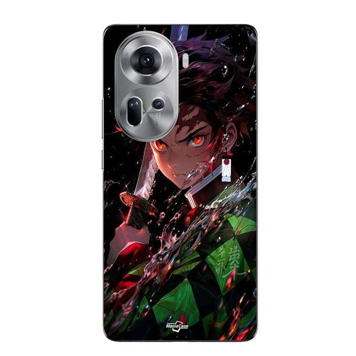 Coque Pour Oppo Reno 11 5g Demon Slayer Tanjiro Kamado énervé manga anime Maniacase