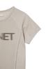 DEINET Pigment Logo T-Shirt In Beige