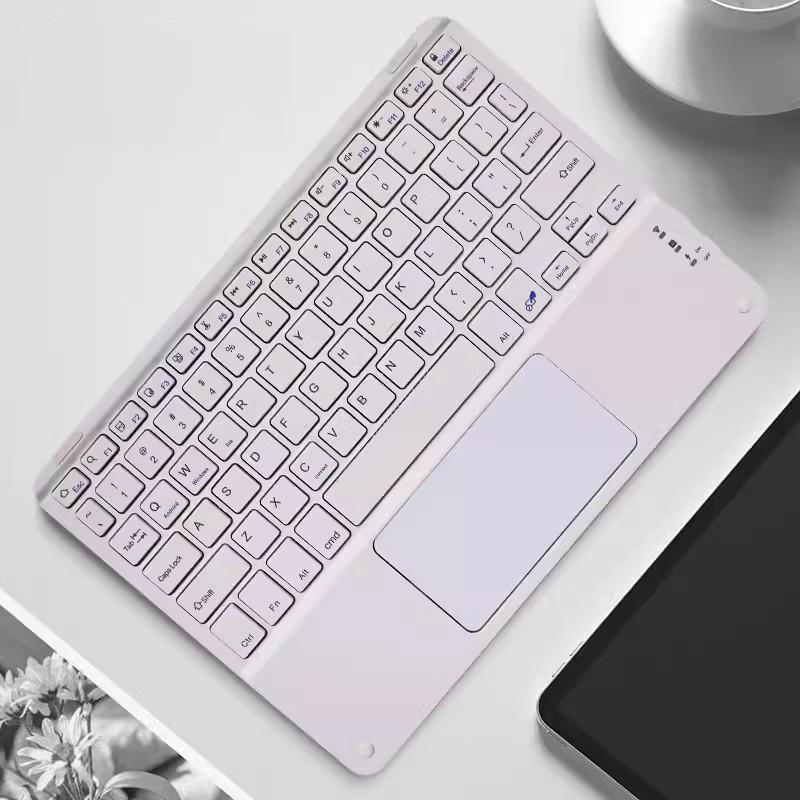 Universelle Touch-Tastatur für iPad Air 13 11 M3 11. Gen Tablet-Tastatur für Samsung Galaxy Tab S10 Ultra Bluetooth-Tastatur