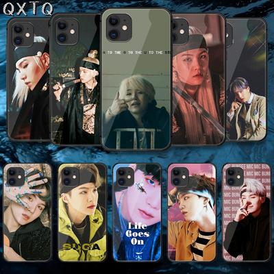 Suga Agust D BTS BangTan Kpop Custodia Per iPhone Samsung Galaxy Redmi Note S 17 16 15 14 13 20 24 25 54 Pro Max Ultra Fe Copertura in Vetro Temperato
