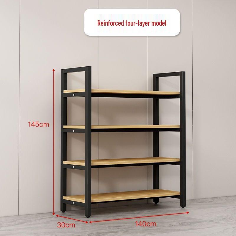Multilayer Floor Standing Bookshelf and Storage Rack