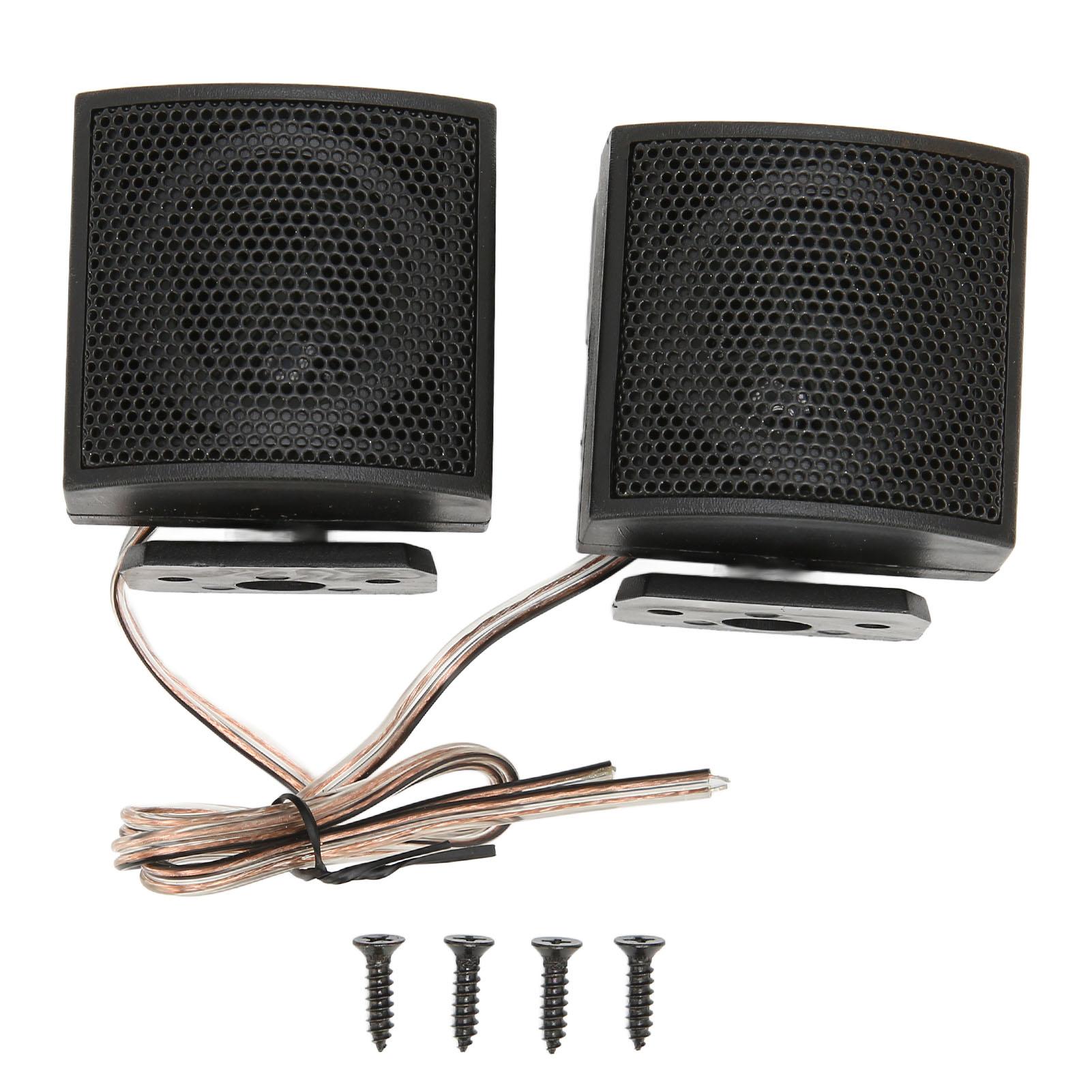 

2pcs Dome Tweeter Vehicle Speaker 500W 4 Ohm Loudspeaker Universal for Car o Systems