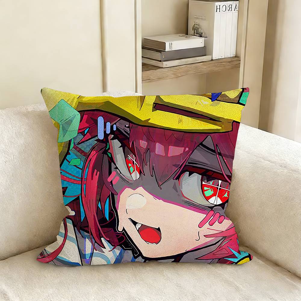 Cute Girl K-Kasane T-Teto Various Sizes Square Pillow Case For Car Home Bedchamber Decor