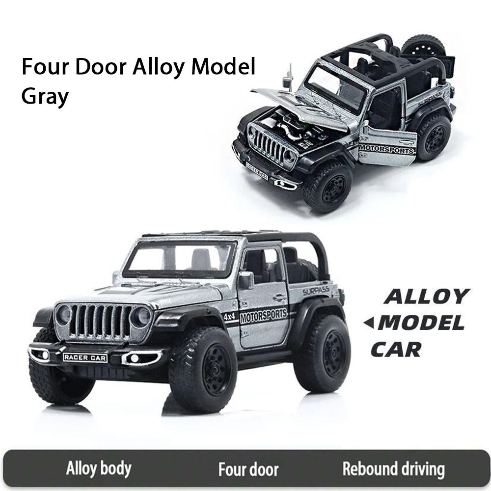 Alloy Off-Road Vehicle 1:36 Model Car With Four Doors That Can Be Opened, Toy Gift Decoration