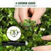 VEVOR Artificial Topiaries Boxwood Trees, 3ft Tall (2 Pieces) Faux Topiary Plant Outdoor