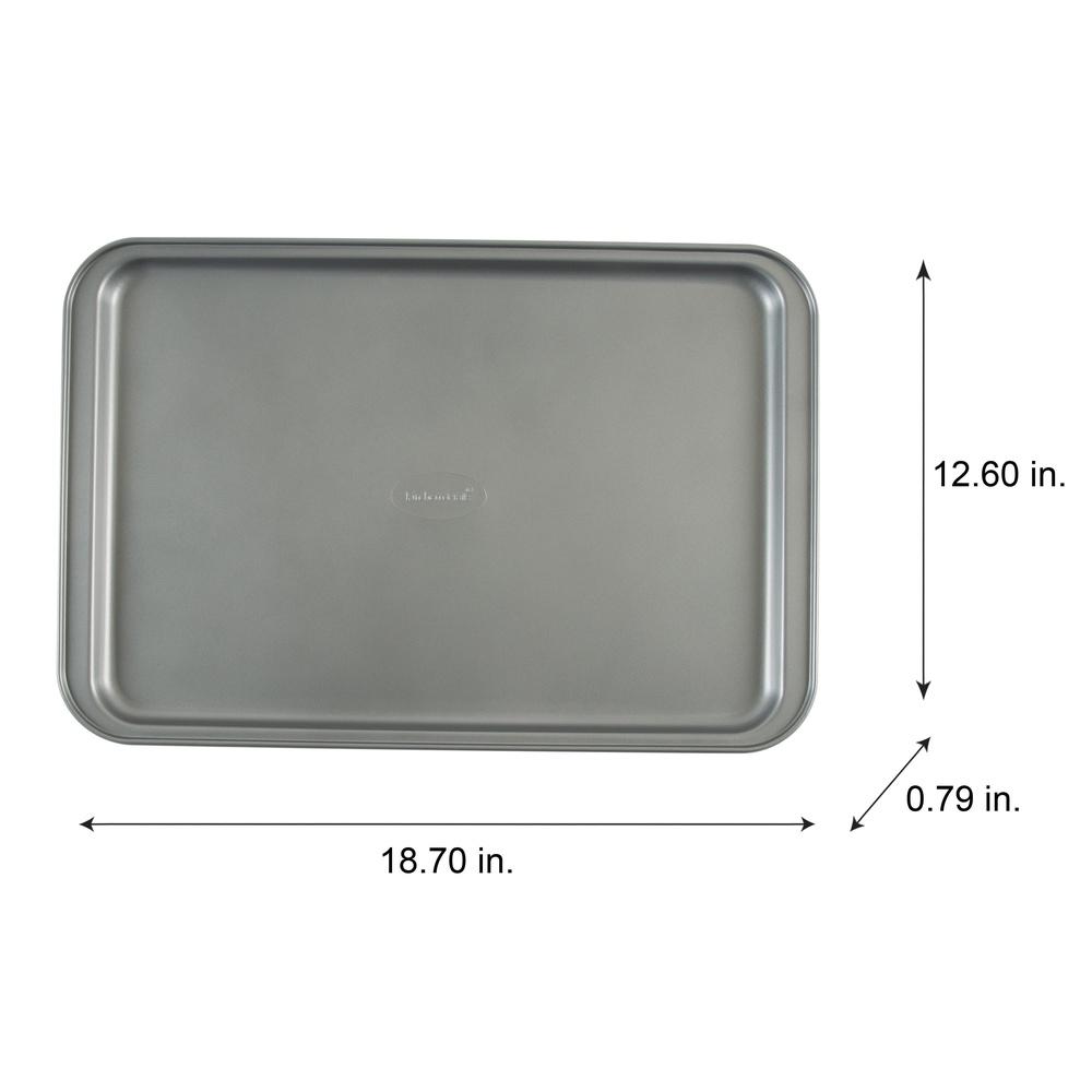 2 Pack Nonstick Baking Sheet Durable Carbon Steel Oven Safe Easy Clean Perfect Baking Roasting Cooking