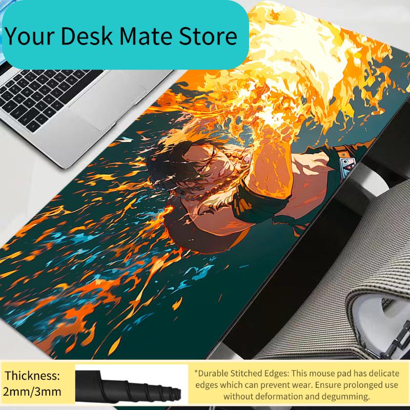 One Piece Mouse Pad Anime Gamer Large XXL Tablet Varmilo Keyboard Carpet Kawaii Gaming Accessories durable anime Mousepad