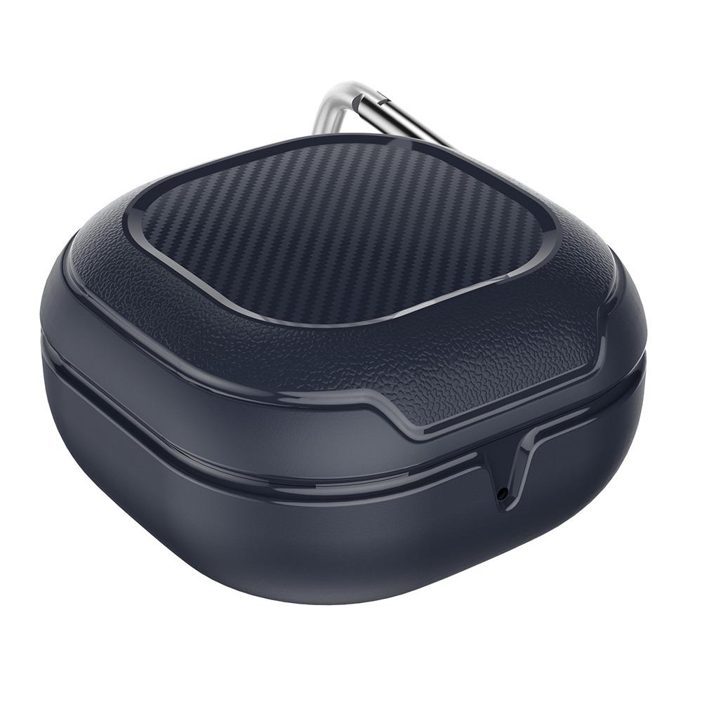 Carbon Fiber Pattern Earphone Case for Samsung Galaxy Buds live/Pro/Buds 2/Buds 2 Pro Home/Travel