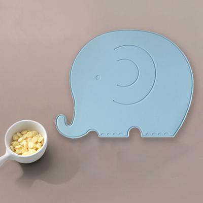 Flexible Untersetzer Hitzebeständigkeit Silikon Glatte Kanten Elefant Muschel Tischmatte Haushaltswaren