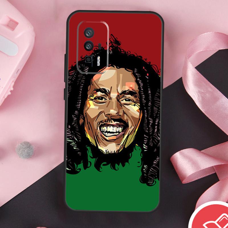 Bob Marley Case For Xiaomi 14 Ultra Mi 15 Pro 13 11T 12T 13T 14T POCO X7 Pro X3 X5 X6 F5 F6 F7 Cover