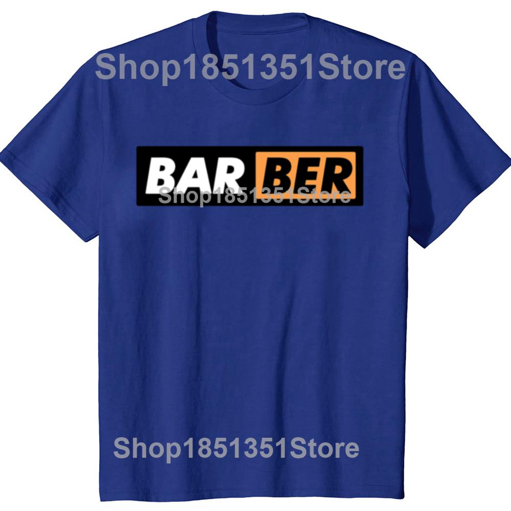 Funny BARBER Classic Graphic Tshirts Men Womens Fashion Casual Tshirt 100 Cotton Loose Oversized Hairdresser T Shirt