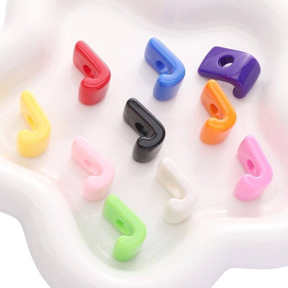 10PCS Colorful Loose Beads DIY DIY Jewelry Making Kit New 26 Letter Beads  DIY Bracelet Keychain