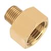 Brass Pipe Fitting Adapter for Pressure Gauge 1Celsius4  BSPT Male to 1Celsius4  NPT Female