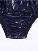Adaptive Swimwear for Men M-3XL Waterproof Bodysuit Button Crotch Short Sleeve Elastic Waistband Leakproof Jumpsuit for Special Needs
