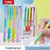 TOME Macaron Kristallblau Radierbarer Gelstift - Japanischer Stil, Studentenspitze, Wasserbasiert