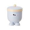 Mini Small Desktop Trash Can With Lid - Cute Countertop Waste Paper Basket For Bedroom Coffee Table & Office Desk - Blue Pink