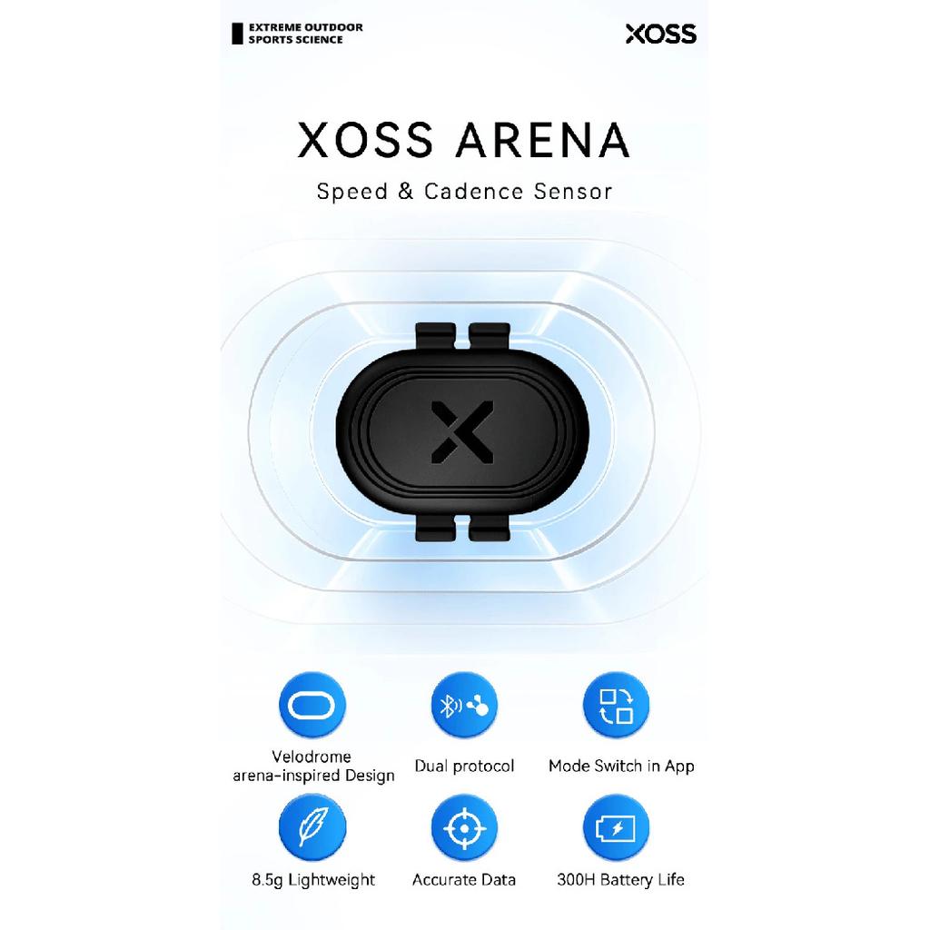 XOSS ARENA Speed Cadence Sensor Cycling Computer Speedometer ANT+ Bluetooth Road Bike MTB for iGPSPORT Bryton Cycplus