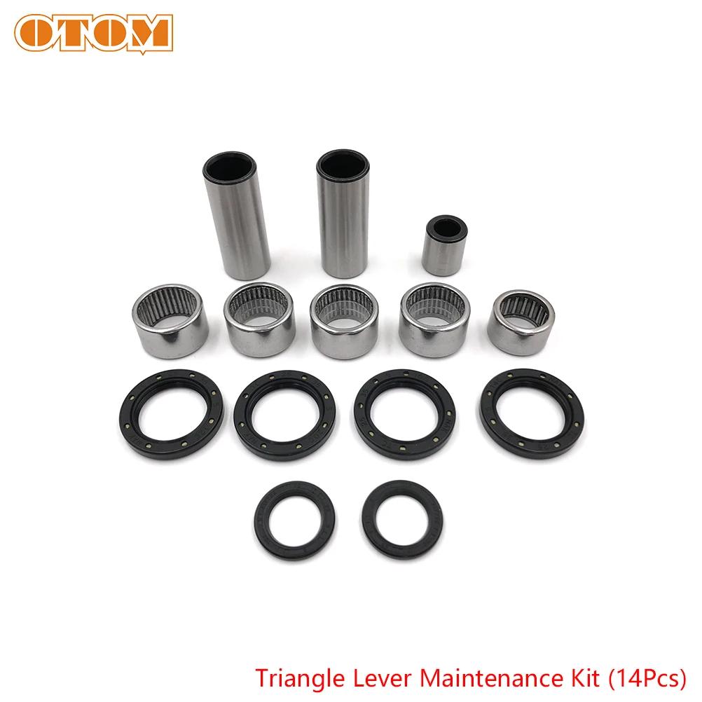 OTOM Motorcycle Shock Triangle Lever Linkage Arm Bearing Seal Bushing Repair Kit For KEWS K16 K18 ZONGSHEN NC250 NC450 Off-road