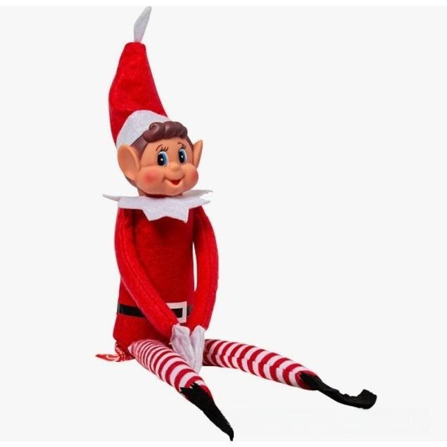 Figura Peluche Elfica Festiva Con Materiale Morbido Per Bambini E Celebrazioni Familiari