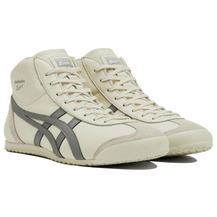 ONITSUKA TIGER Mexico 66 Mid Runner Woven Lifestyle Shoes Unisex Sneaker Light-Gray 1183B812-200