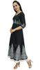Bimba Black Casual Ethnic Kurti Long Anarkali Designer Digitally Printed