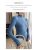Women's Slim-Fit Cashmere Ribbed Mock Neck Sweater
