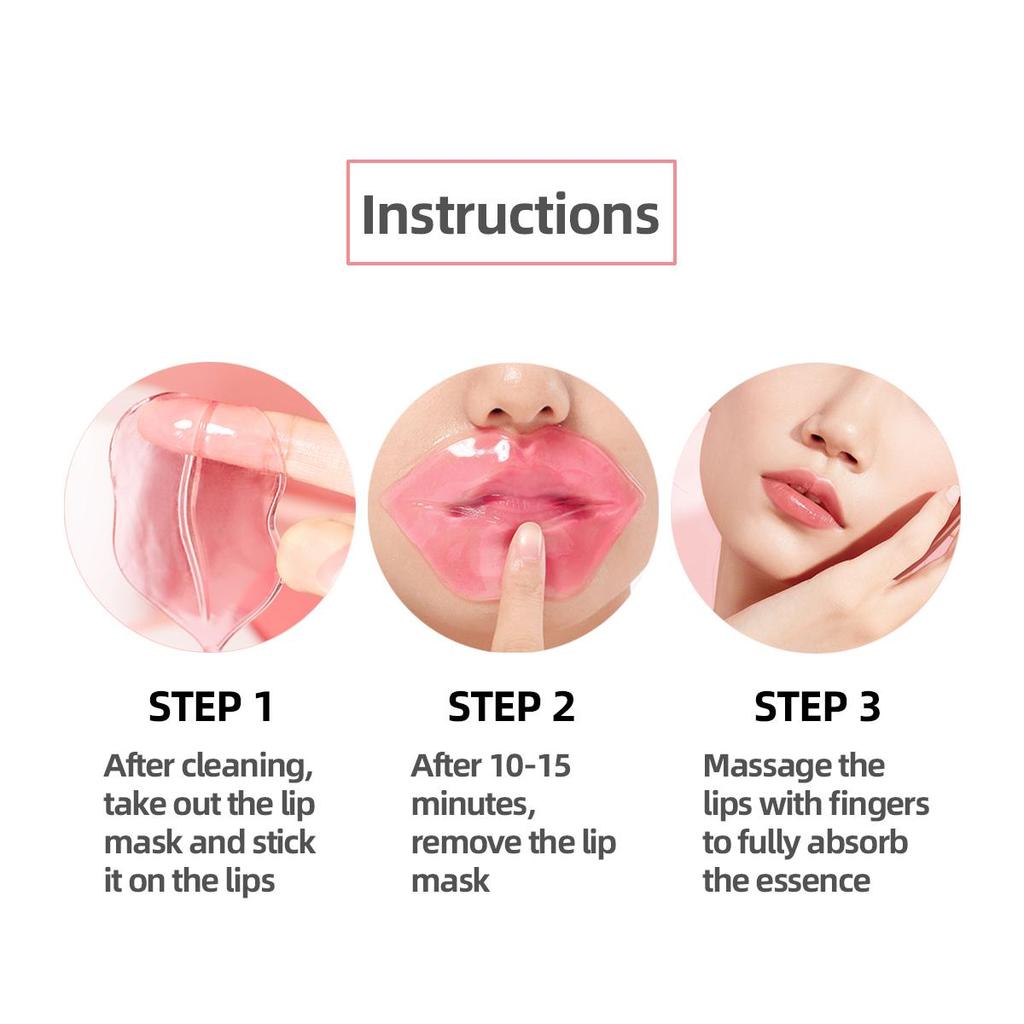 1 Piece Of Moisturizing Cherry Collagen Moisturizing  Repairing Lip Mask 8g
