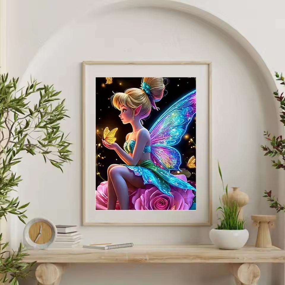 Malowanie po numerach diamentami 5D Disney Pełne haftowanie diamentami Kreskówki DIY Obrazy z cyrkoniami Zestawy do haftu krzyżykowego Rękodzieło Wystrój domu