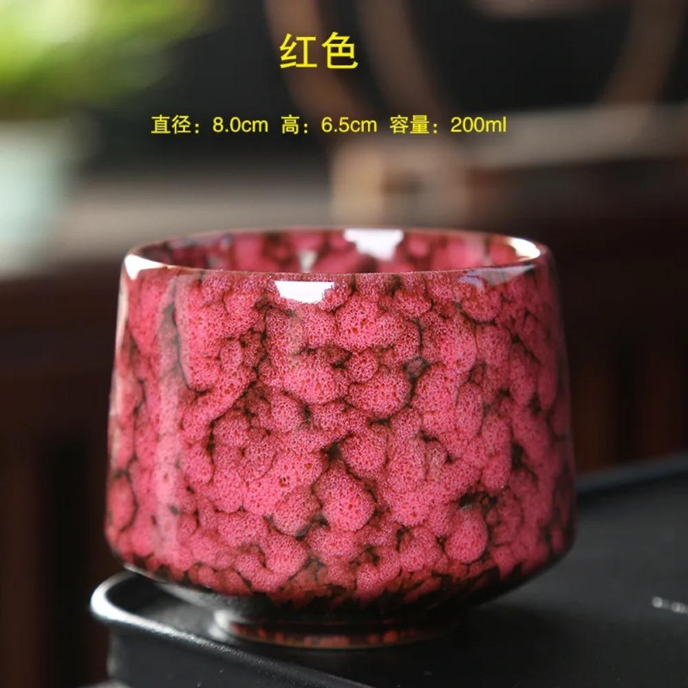 Keramiktasse Vintage Grobkeramik Kaffeetasse Haushaltstrinken Einzelbecher Kochteetassen um den Herd