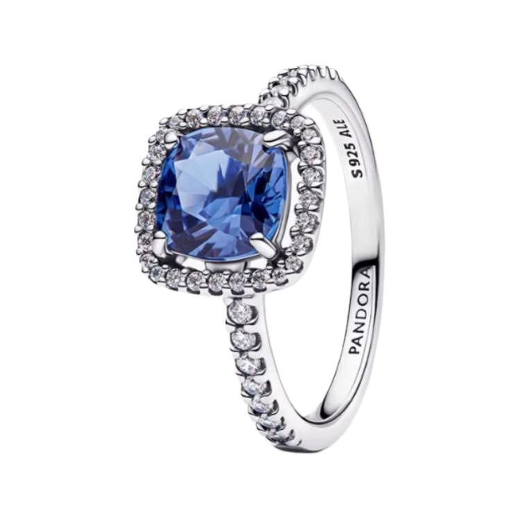 Pandora Pavé Halo Design Ring Women ring Silver 193550CO1 Box,48