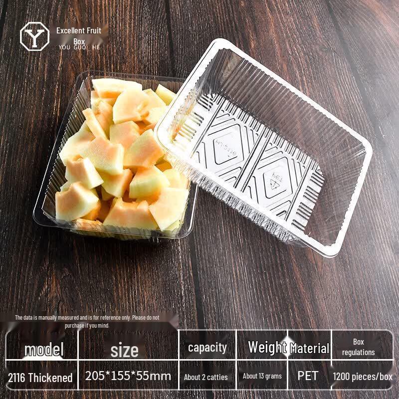 Disposable Transparent Fruit Packaging Box