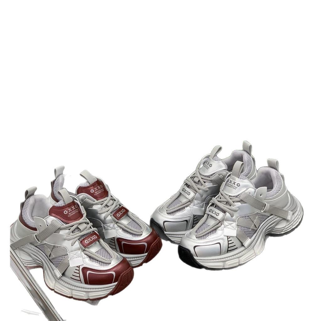 Thick-soled Lightweight and Breathable Mesh Dad Shoes Women's 2025 Summer Running Shoes Versatile and Thin Sports Shoes Casual Women's Shoes