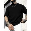 Men'S Casual And Fashionable T-Shirt - 100% Pure, Regular Style, Short Sleeved, Round Neck, with Trendy Print Design, Very Suitable for Streetwear