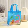 4Pcs Cartoon Dinosaur Paper Gift Bags Candy Cookies Packaging Bag Kids Jungle Animal Birthday Party Decorations Baby Shower