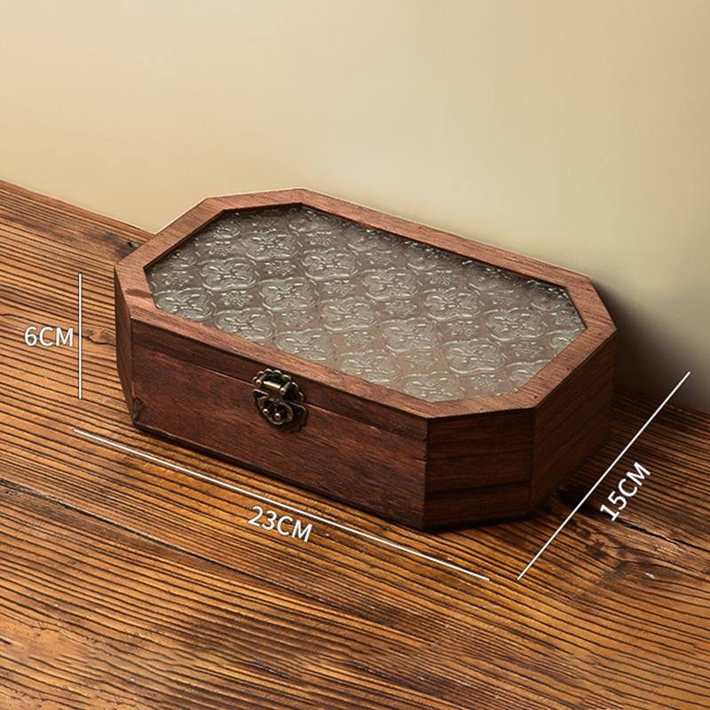 

Wood Jewelry Box Luxury Retro Jewelry Storage Boxes Household Desktop Ring Earring Organizer Box Women s Bracelet Packaging Case