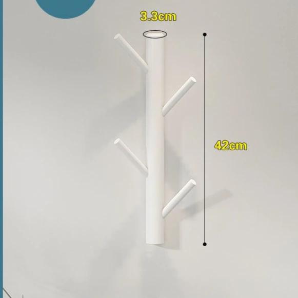 Деревянная настенная вешалка для одежды Прихожая Гостиная Спальня Мебель Металлические вешалки Декор дома Дерево Организация одежды