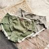 Sweet Fairy Polka Dot Ruffle Edge Low Rise Cotton Panties for Women