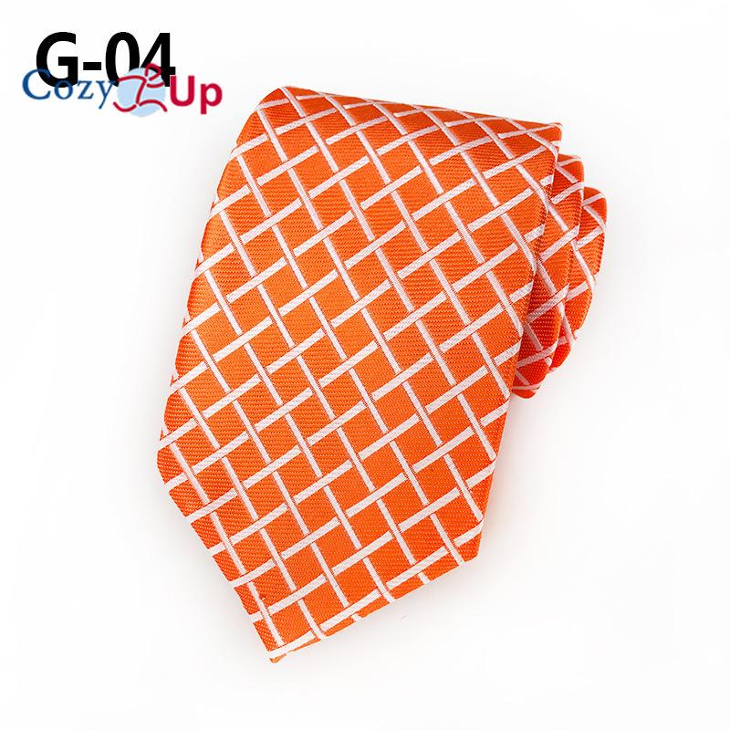 New Classic Men's Plaid Checks Silk Tie Necktie