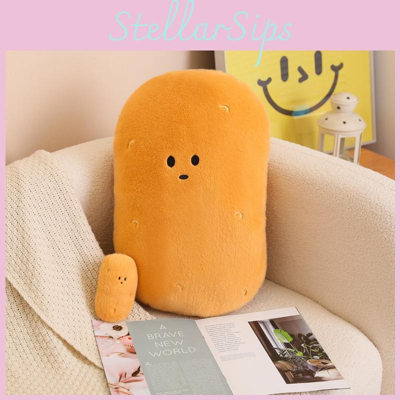 Potato Plush Toy Keychain Stuffed Vegetable Doll Decoration Kids Pendant Gift